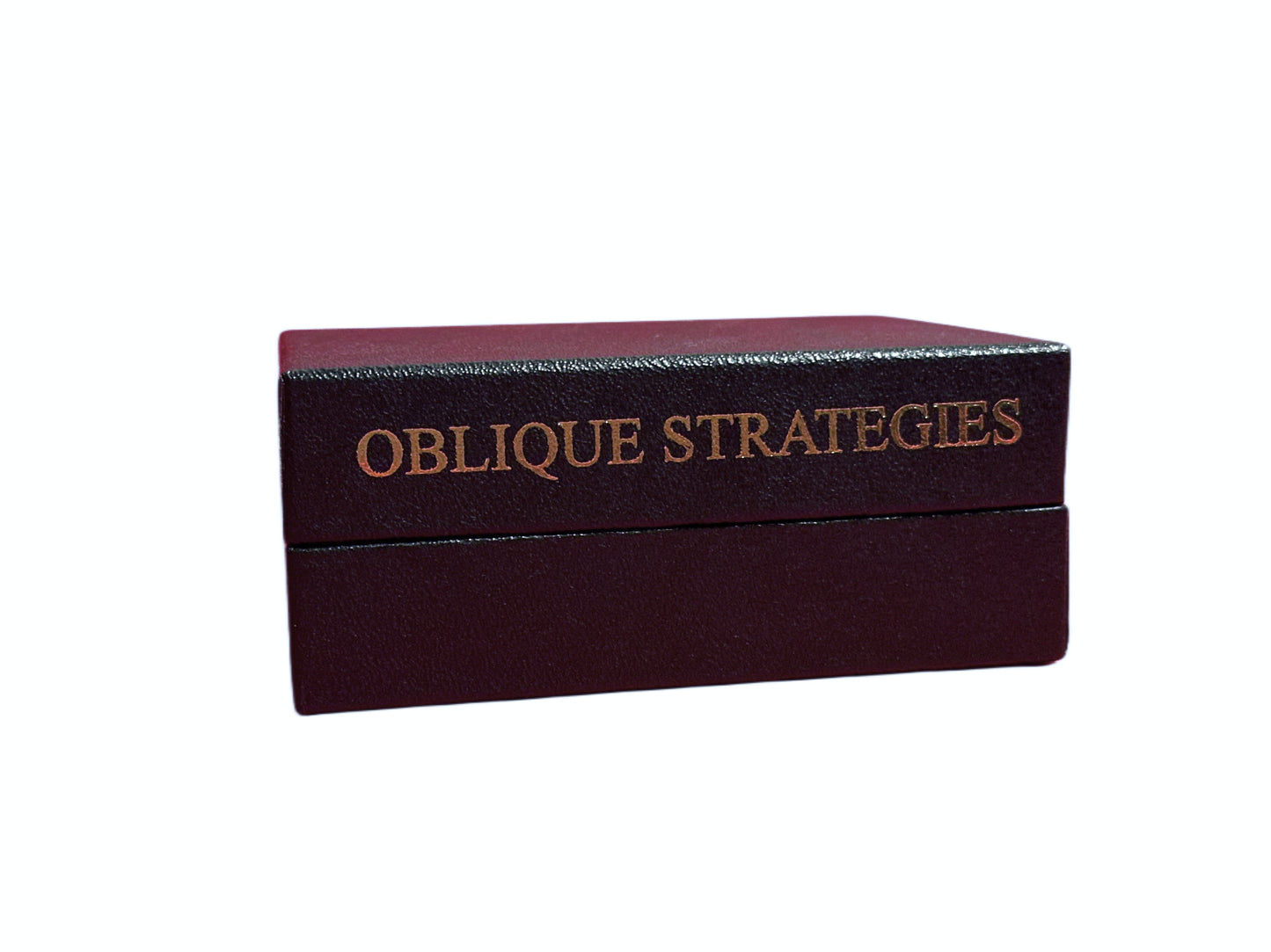 Brian Eno and Peter Schmidt Oblique Strategies Deck 2001 Fifth Edition