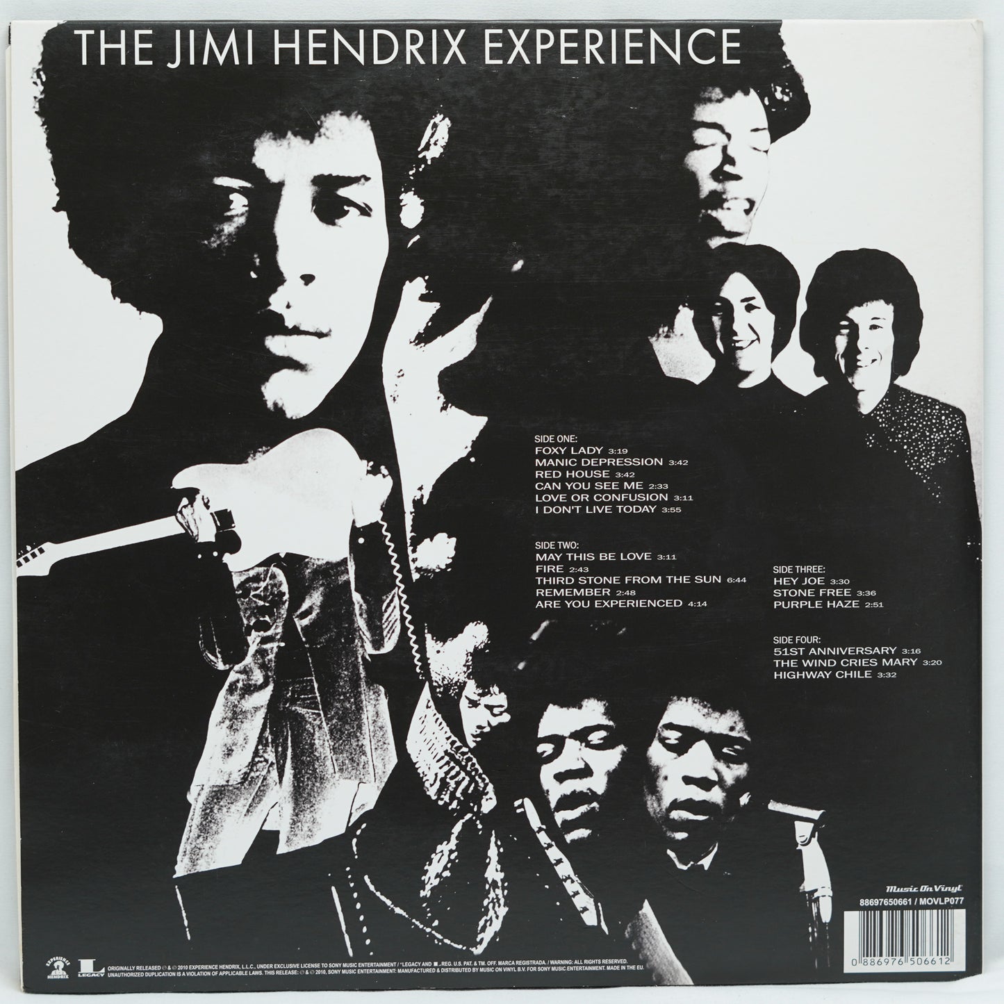 The Jimi Hendrix Experience ‎– Are You Experienced