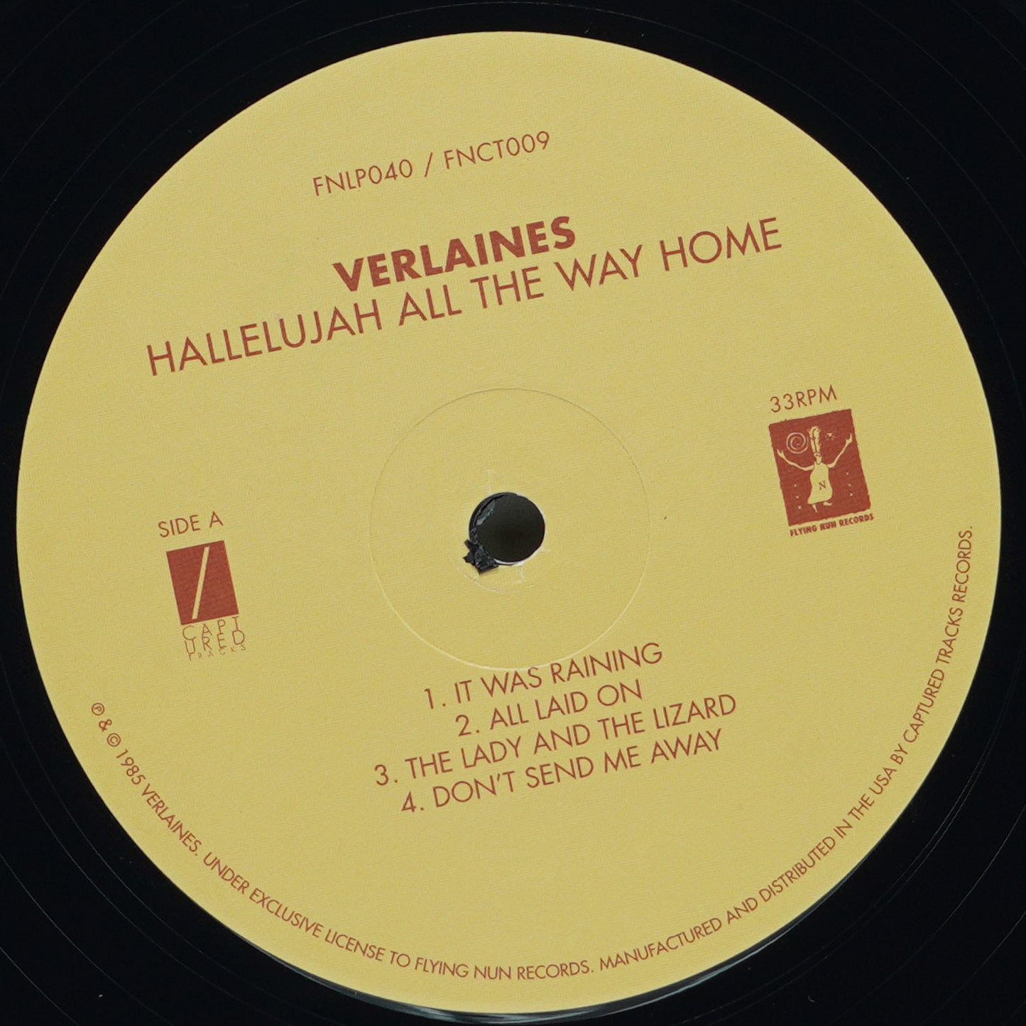 The Verlaines ‎– Hallelujah - All The Way Home