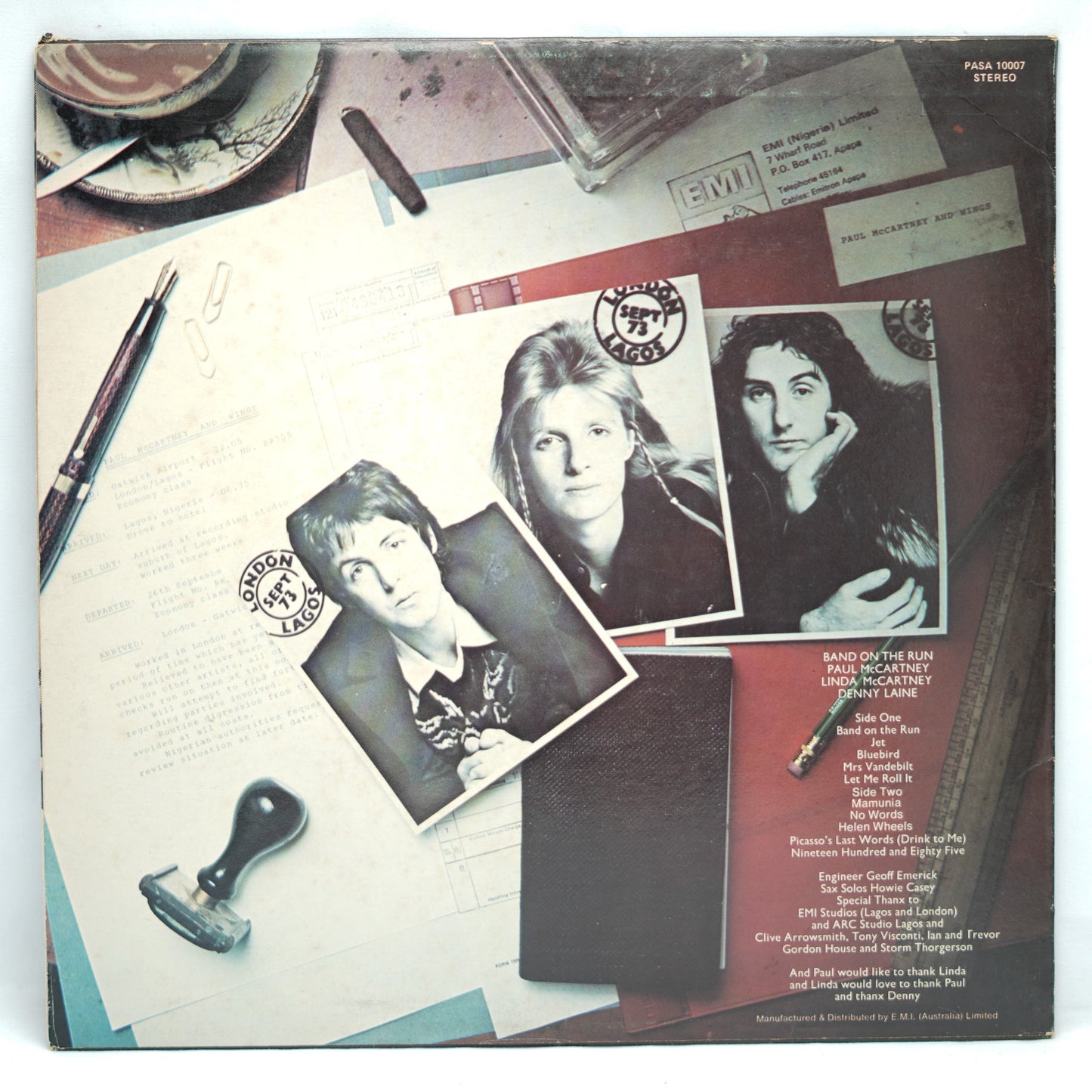 Paul McCartney & Wings – Band On The Run