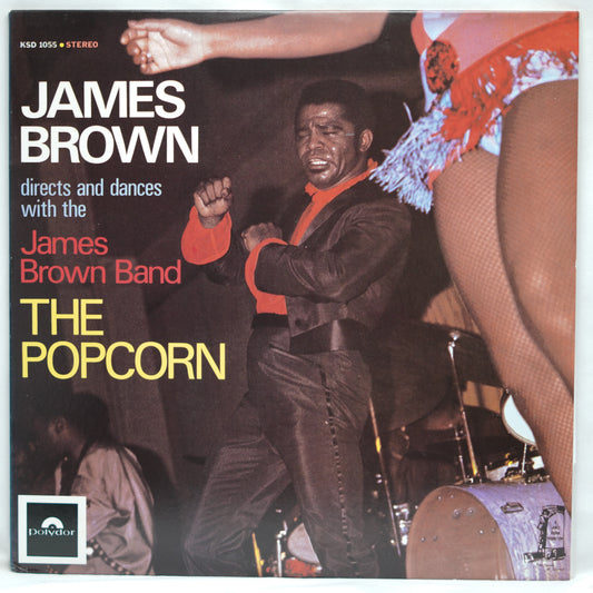 James Brown Directs And Dances With The The James Brown Band ‎– The Popcorn