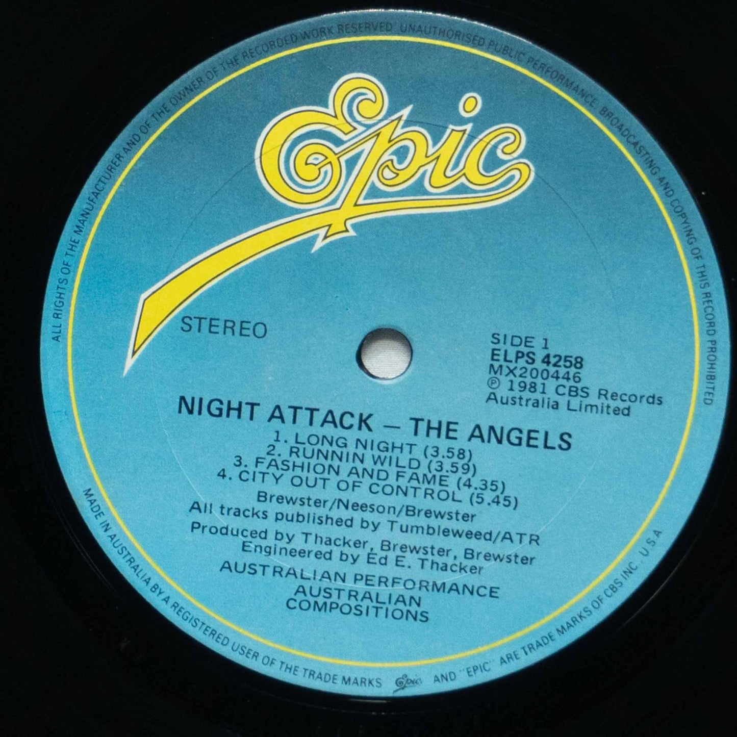 The Angels – Night Attack