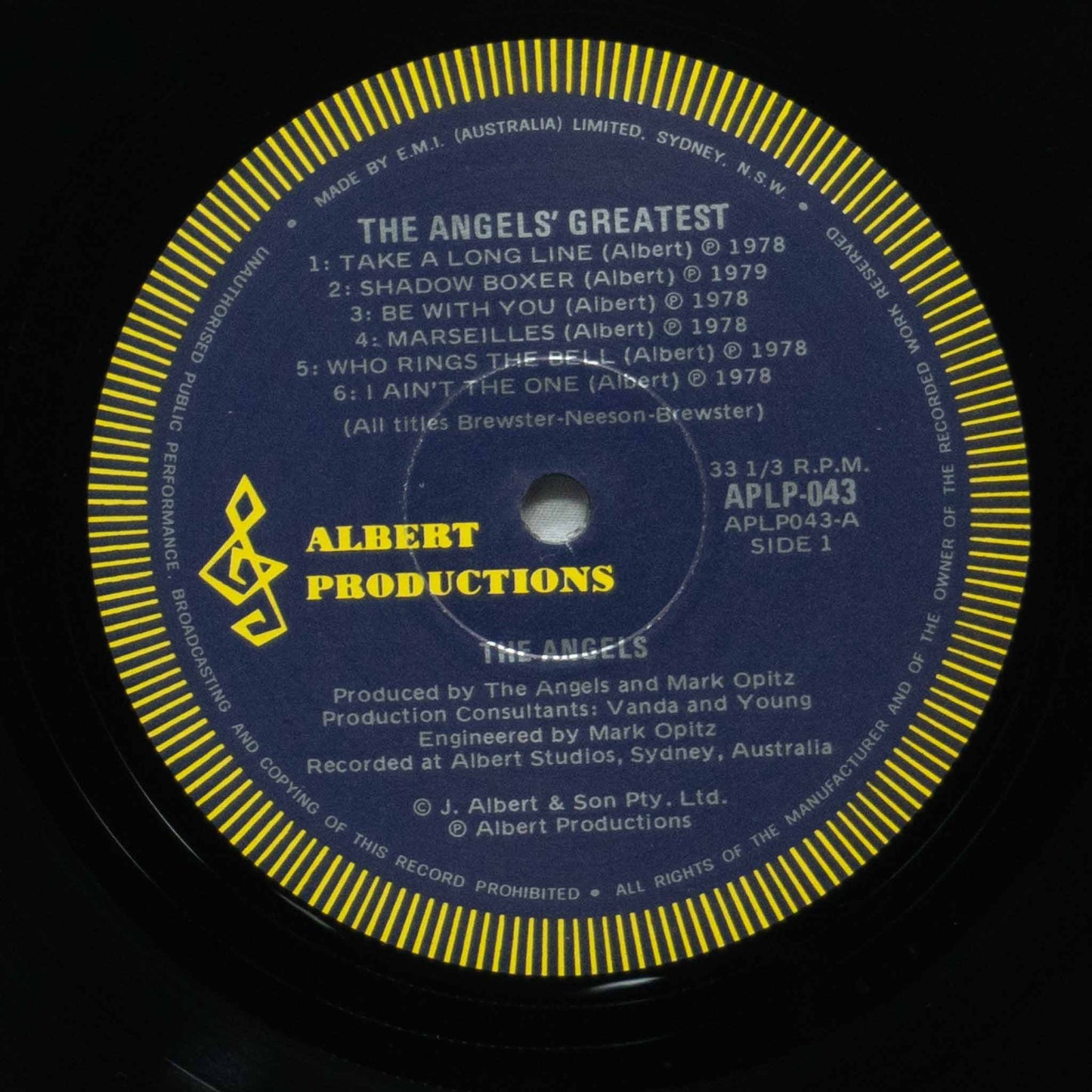The Angels – The Angels Greatest