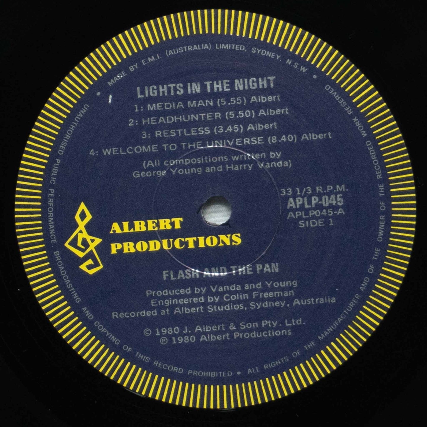 Flash And The Pan – Lights In The Night