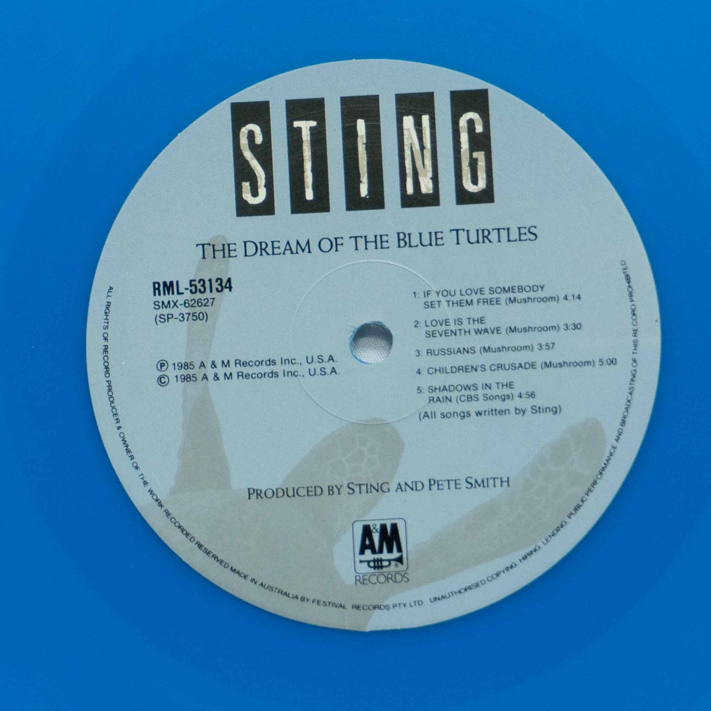 Sting ‎– The Dream Of The Blue Turtles