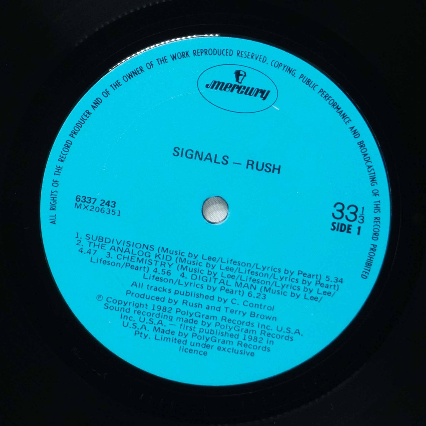 Rush – Signals