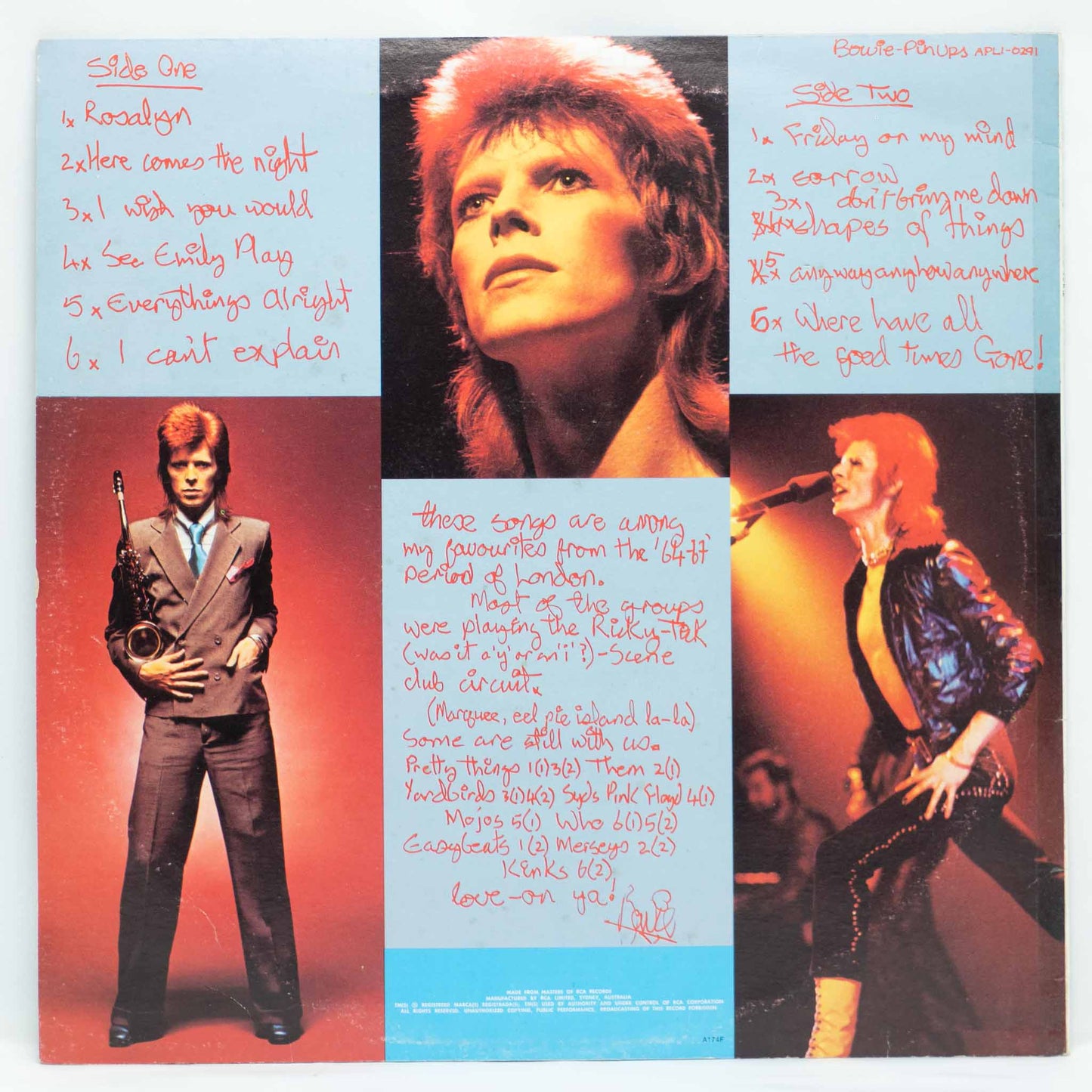 David Bowie – Pinups