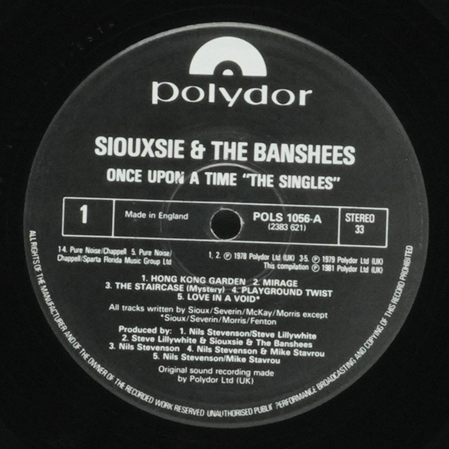 Siouxsie And The Banshees – Once Upon A Time/The Singles