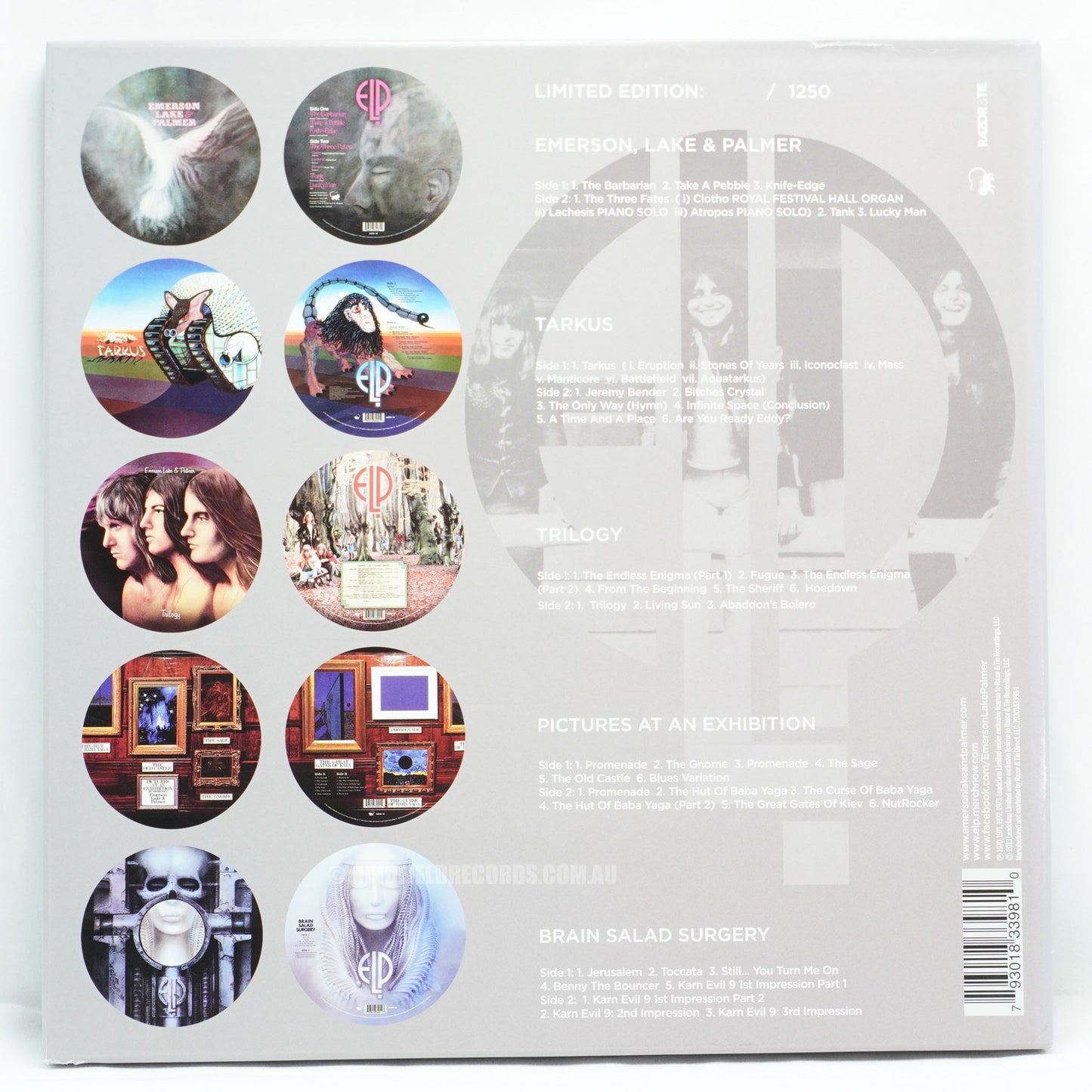 Emerson, Lake & Palmer – The First Five: Picture Disc Collection