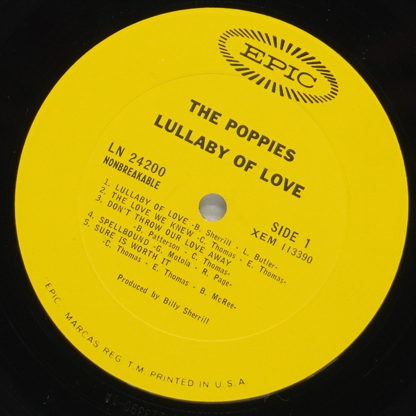 The Poppies – Lullaby Of Love