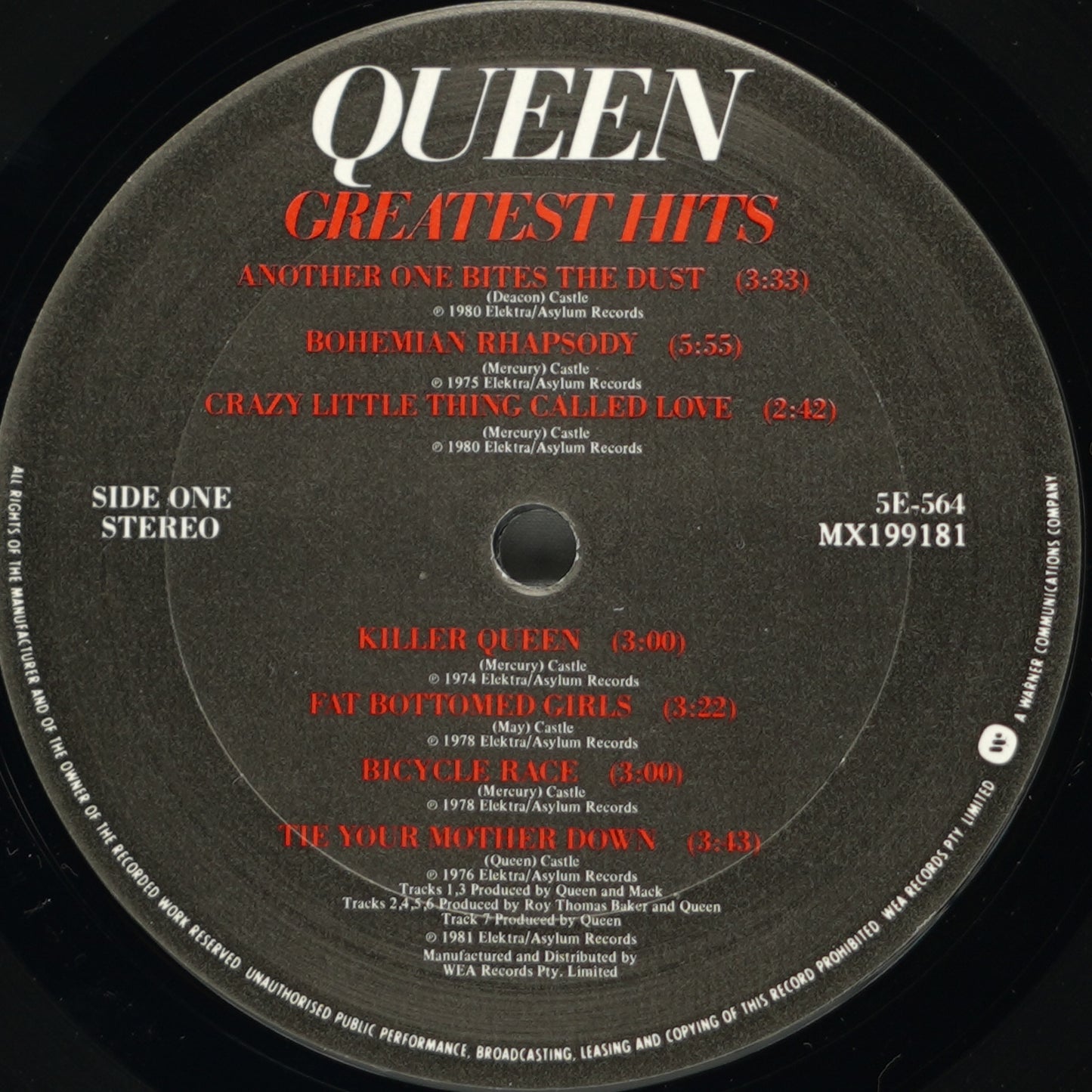 Queen ‎– Greatest Hits