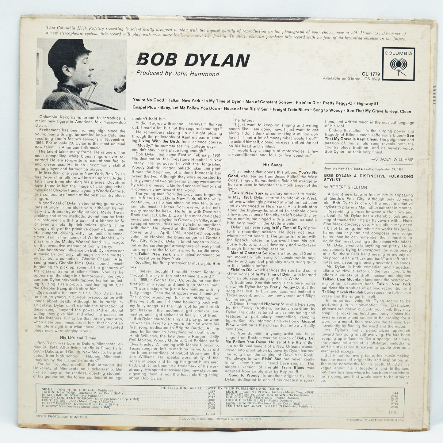 Bob Dylan – Bob Dylan