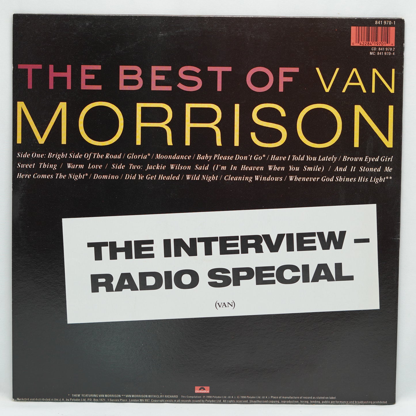 Van Morrison – The Interview - Radio Special / Van Morrison Radio Special With Sean O'Hagen