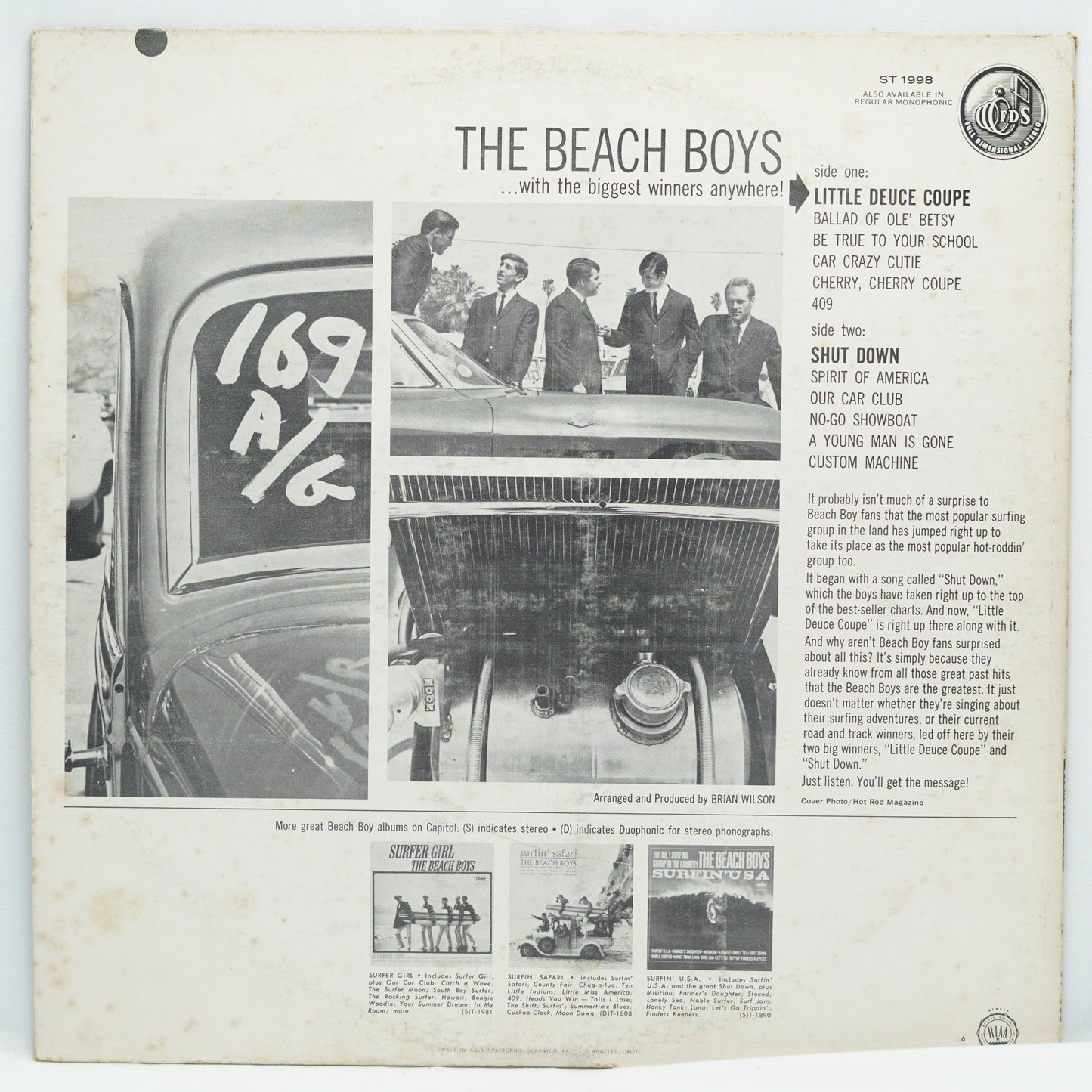 The Beach Boys – Little Deuce Coupe