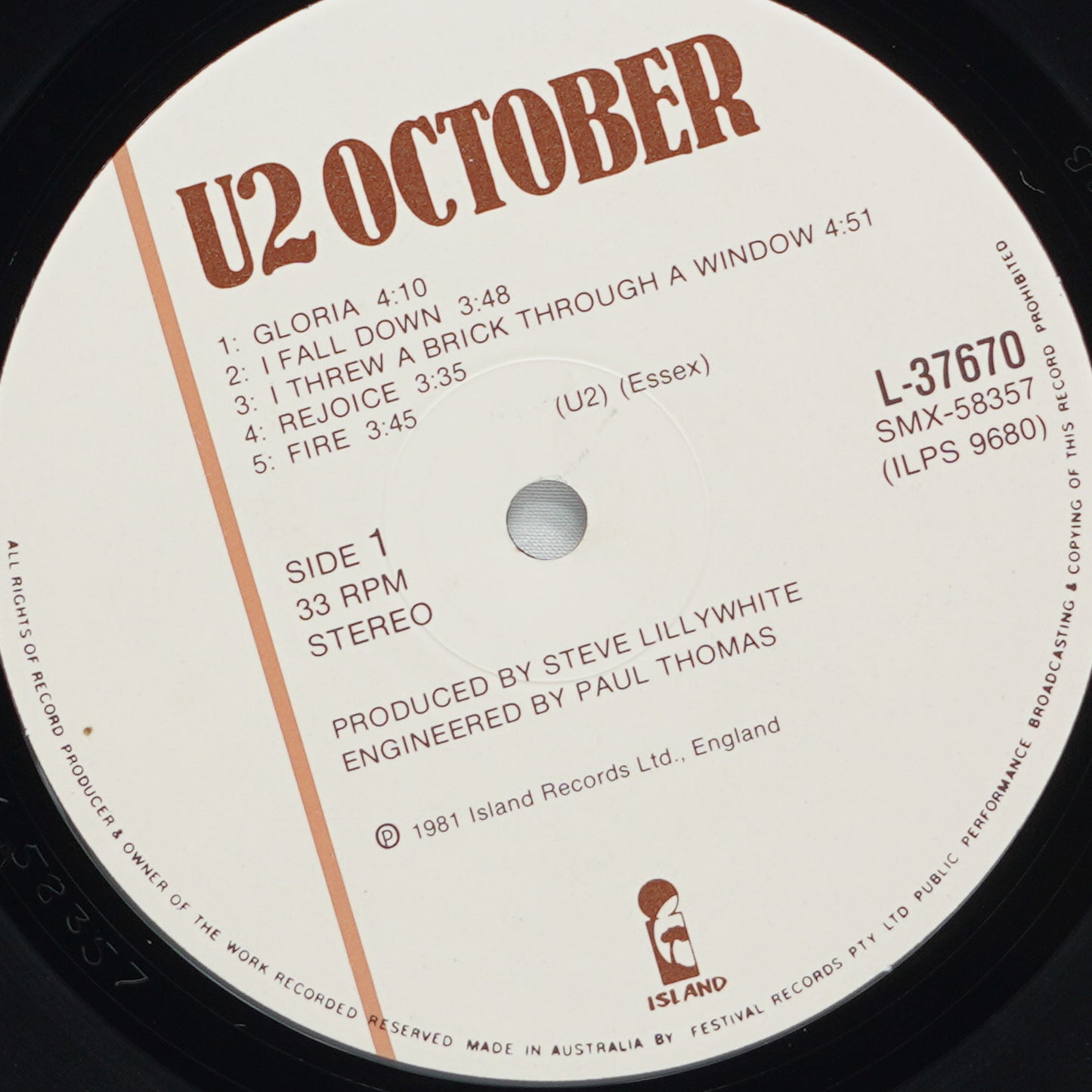 U2 – October