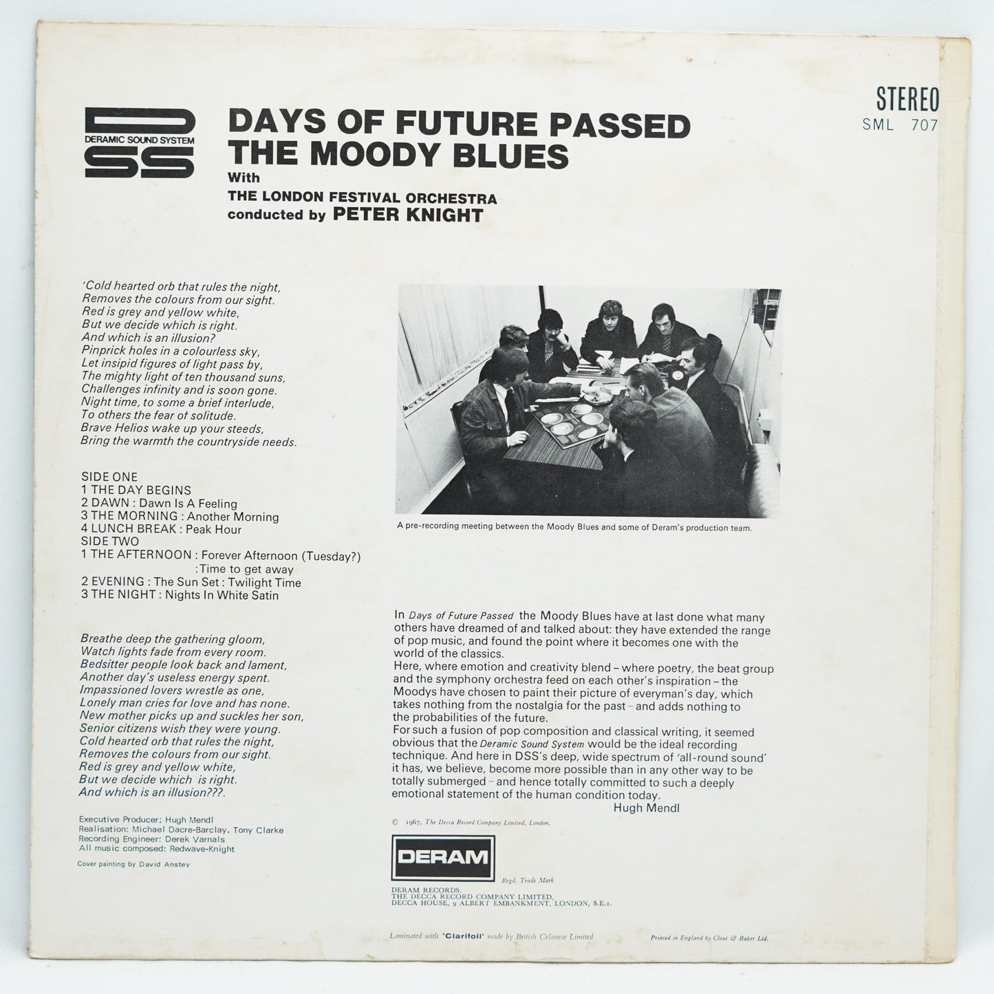 The Moody Blues With The London Festival Orchestra Conducted By Peter Knight – Days Of Future Passed