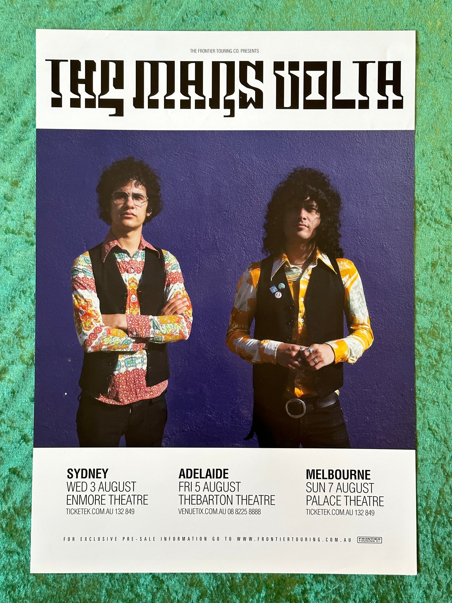The Mars Volta 2011 Australian Tour Poster