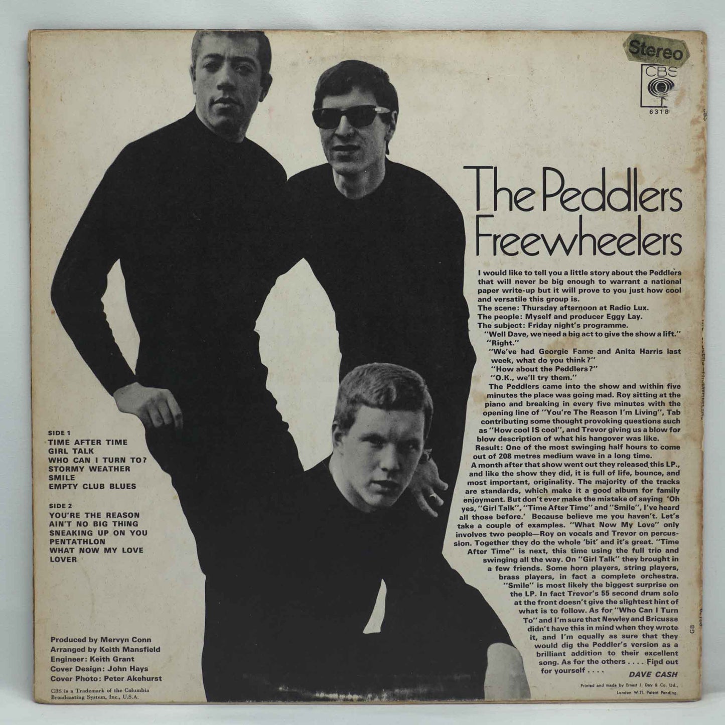 The Peddlers ‎– Freewheelers