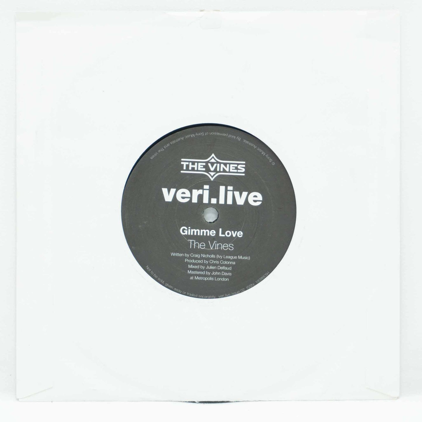 The Vines / Children Collide ‎– Gimme Love / Junk In Her Eyes (veri.live- Issue 2)