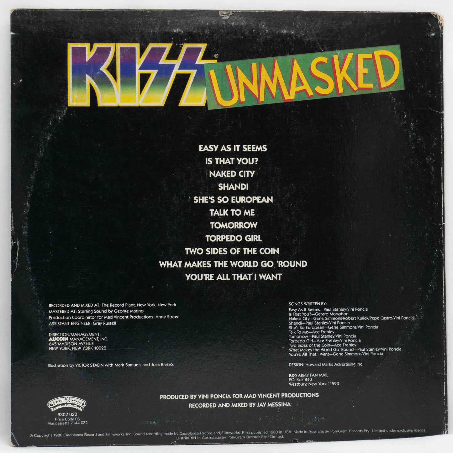 Kiss – Unmasked